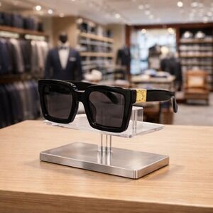 Sunglasses Men Black Square Shades